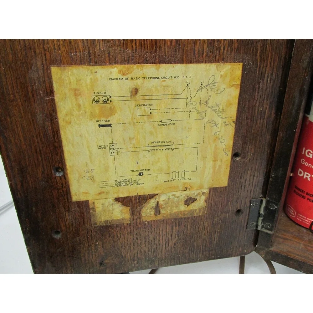 Antique Western Electric Telephone - working generator & bells !